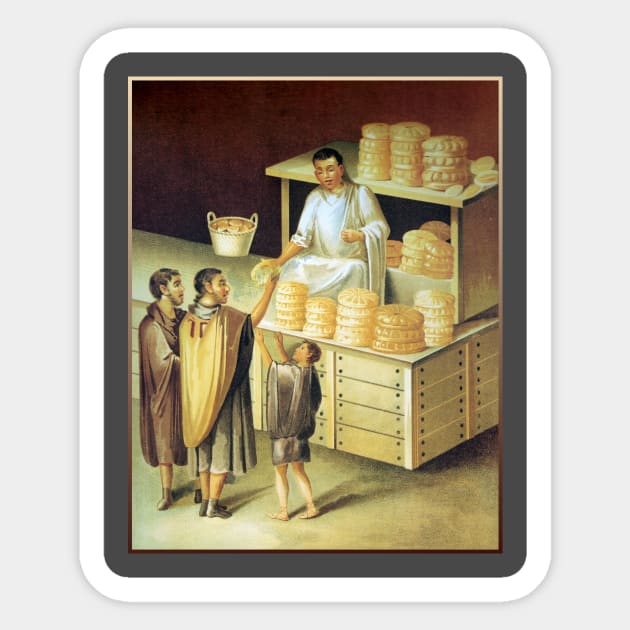 Pompeian Bakery Sticker by Mosaicblues